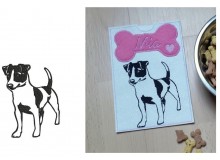 Stickdatei - Jack Russel 2 Silhouette